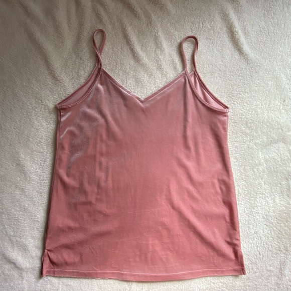 Old Navy Velvet Blush Tank Top - Picture 2 of 3